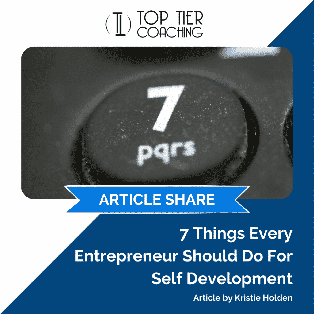 7 things you should be doing