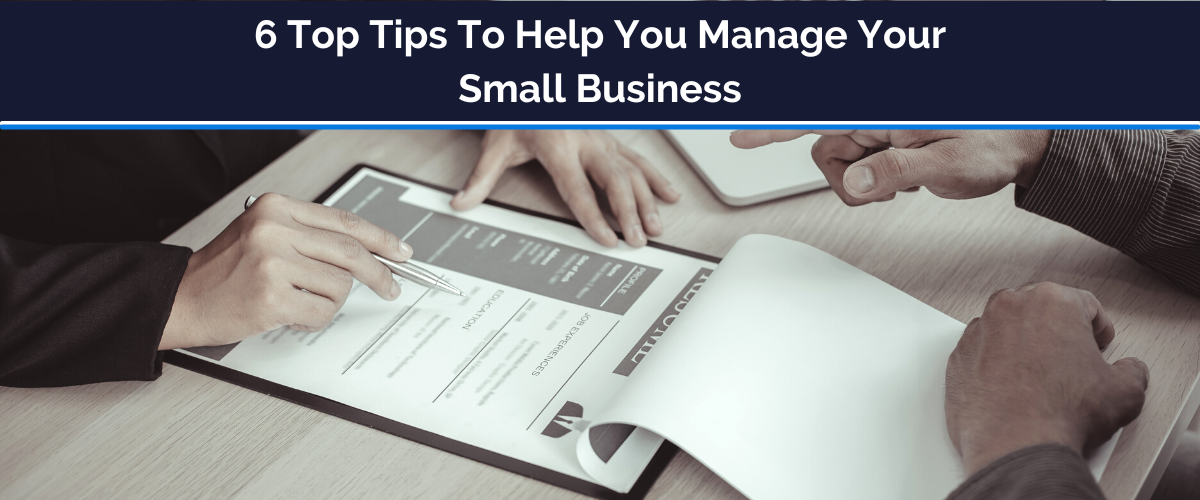 manage your small business